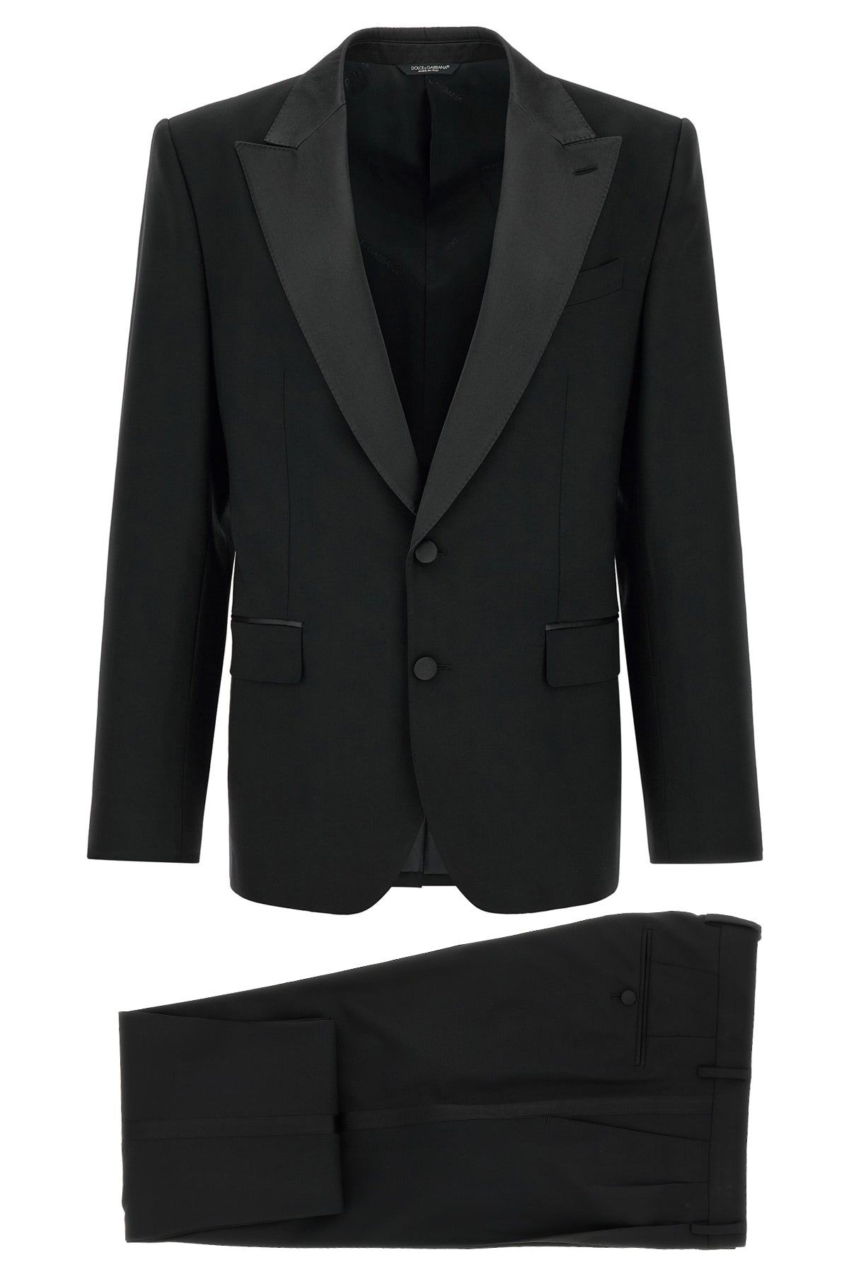the two-piece tuxedo suit by dolce&gabbana
