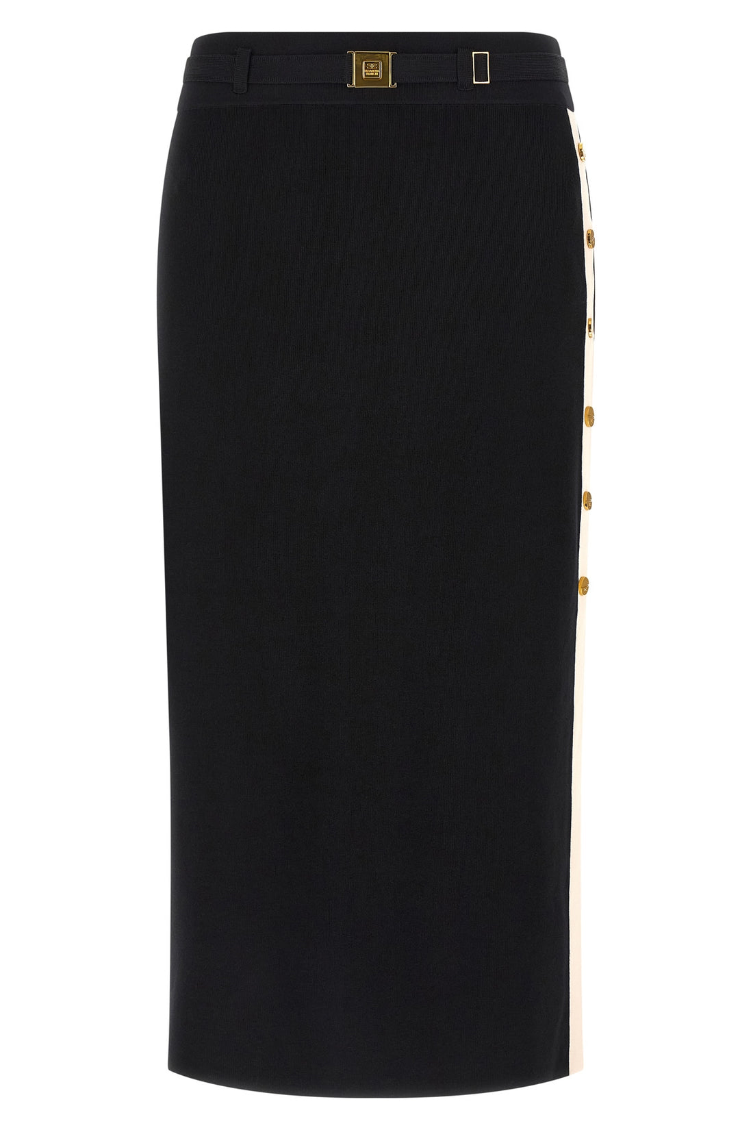ELISABETTA FRANCHI 42 midi knit skirt