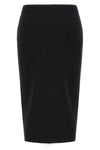 the elisabetta franchi midi skirt redefines the codes of contemporary tailoring