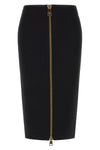 the elisabetta franchi midi skirt redefines the codes of contemporary tailoring