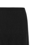 elisabetta franchi knitted midi skirt defines a sophisticated silhouette through