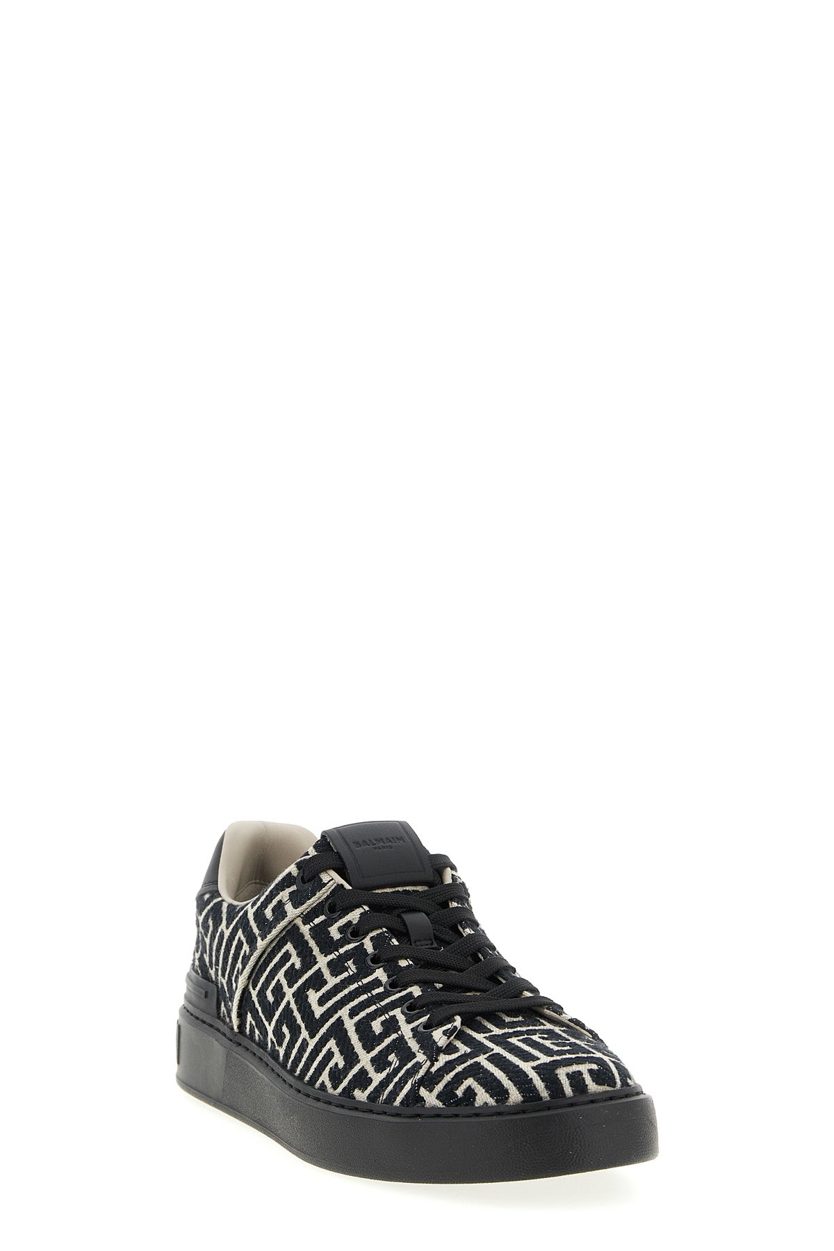 b-courtin jacquard lavorazione monogram sneakers