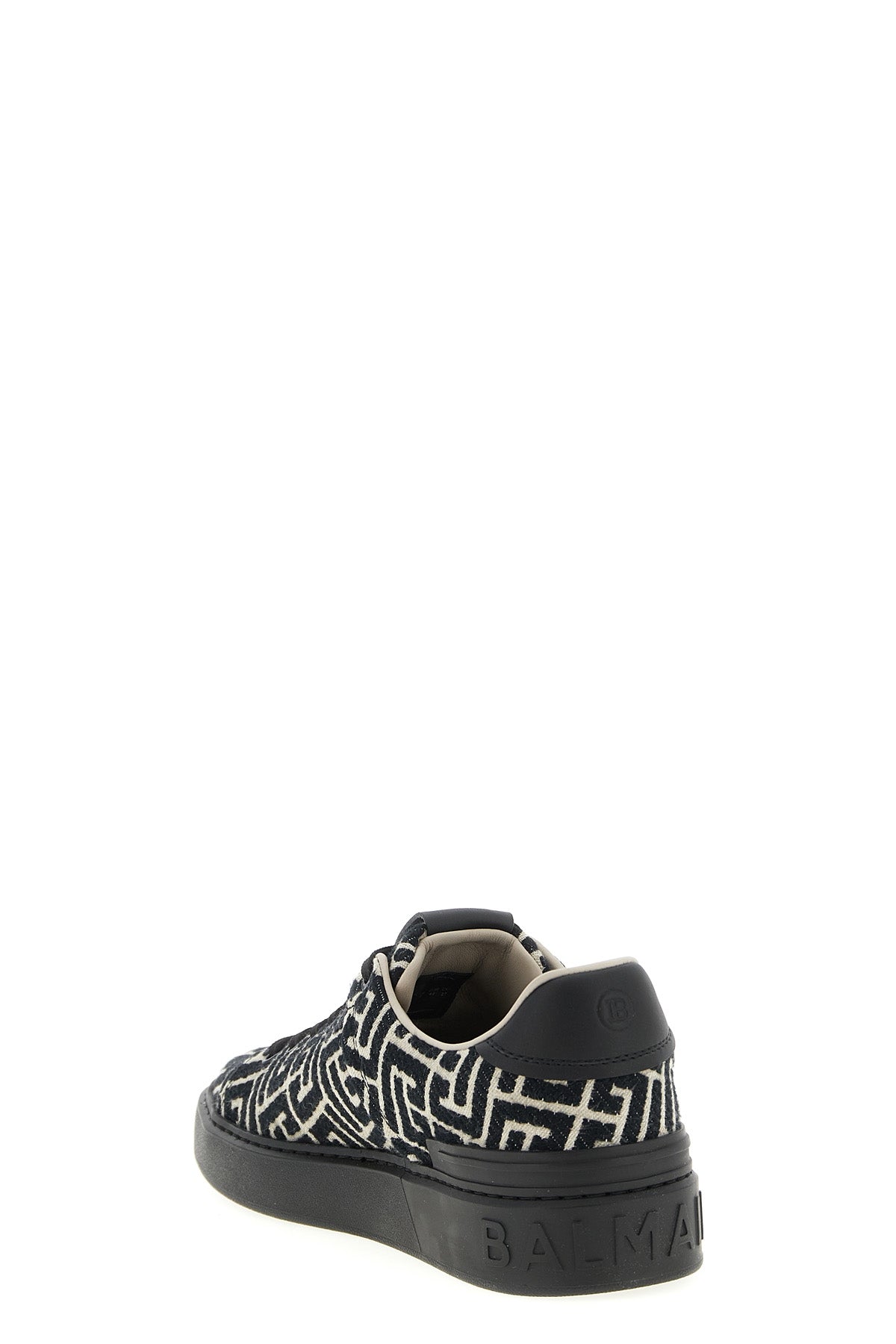 b-courtin jacquard lavorazione monogram sneakers