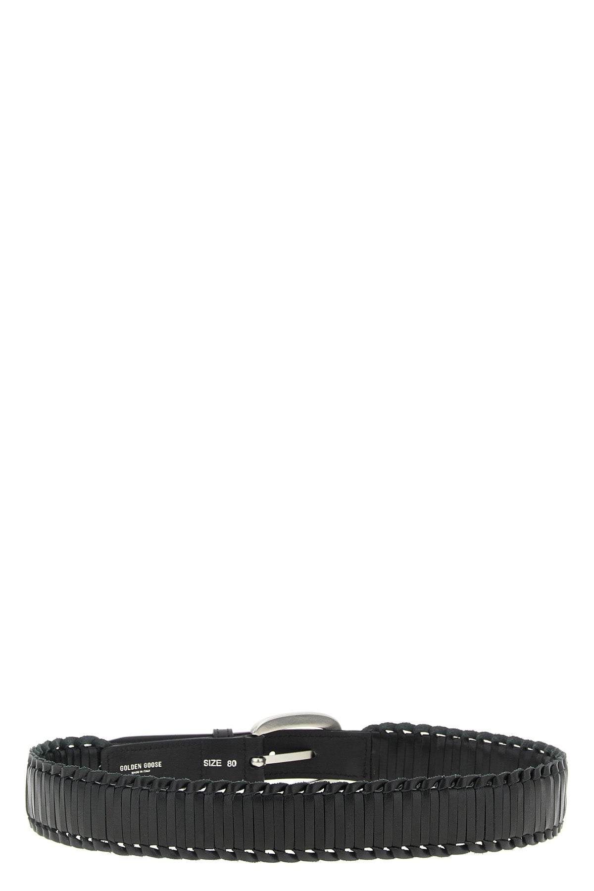 houston braided leather belt