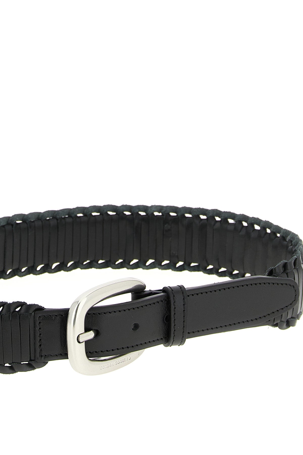 houston braided leather belt