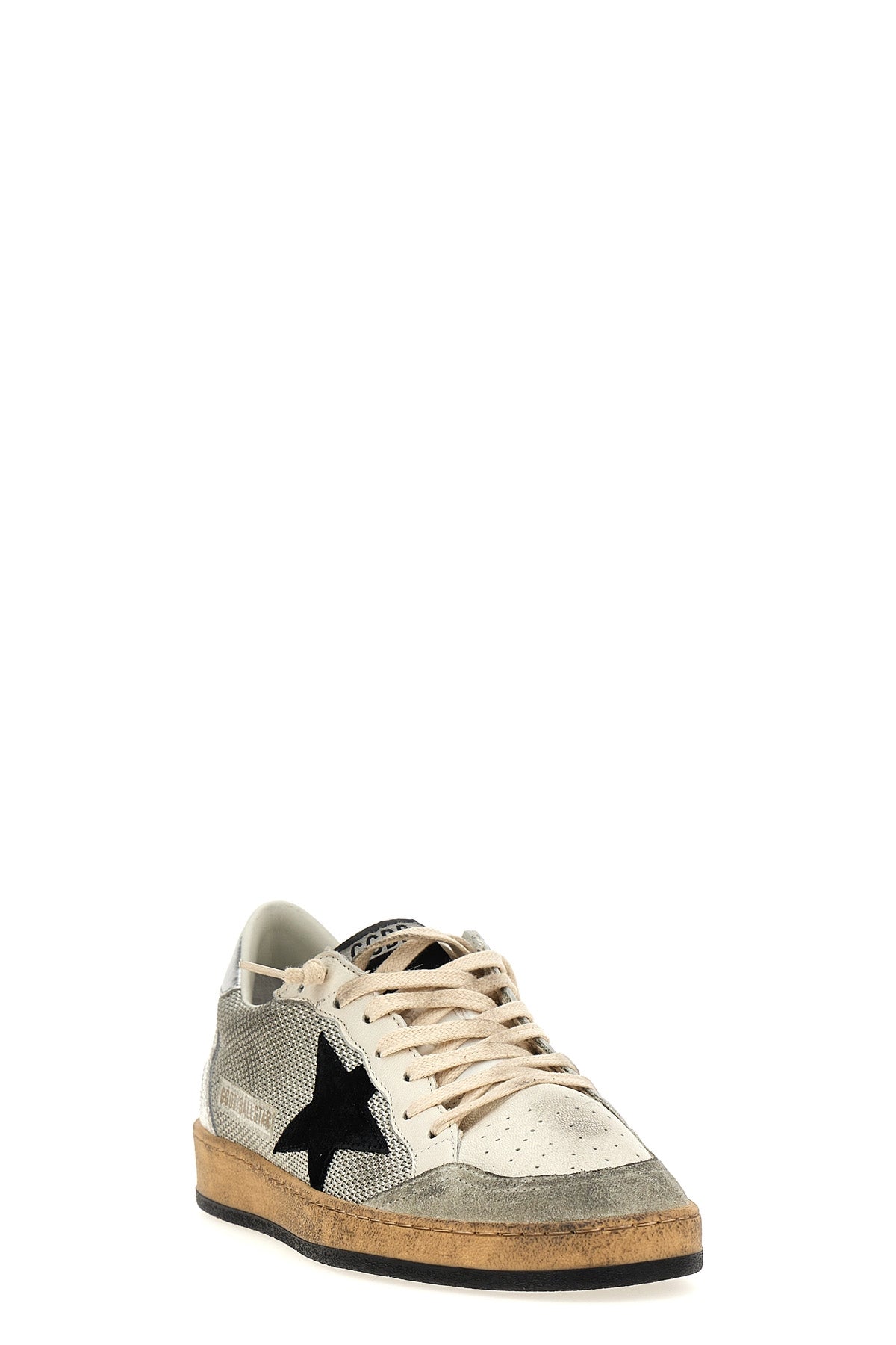 ball star lace-up sneakers in mesh