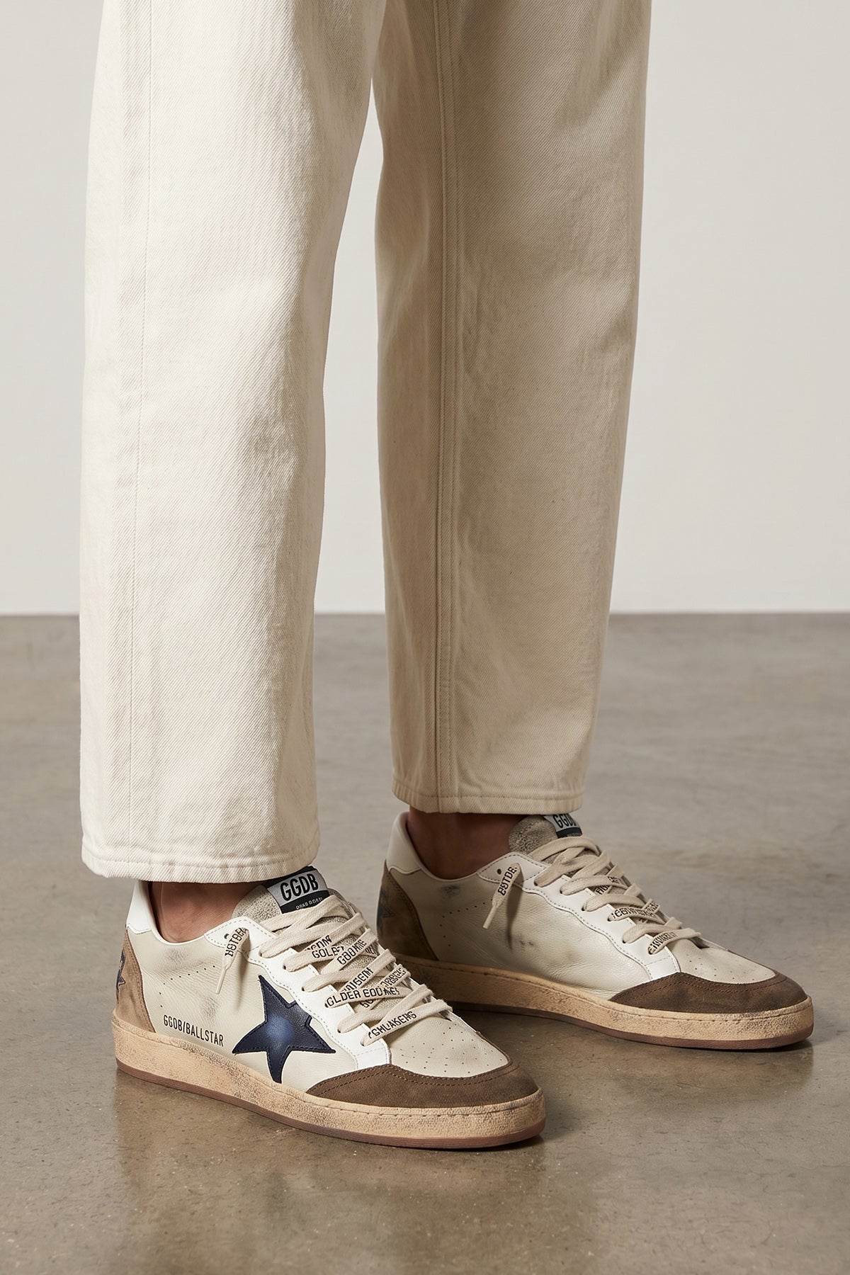 ball star nappa leather sneakers