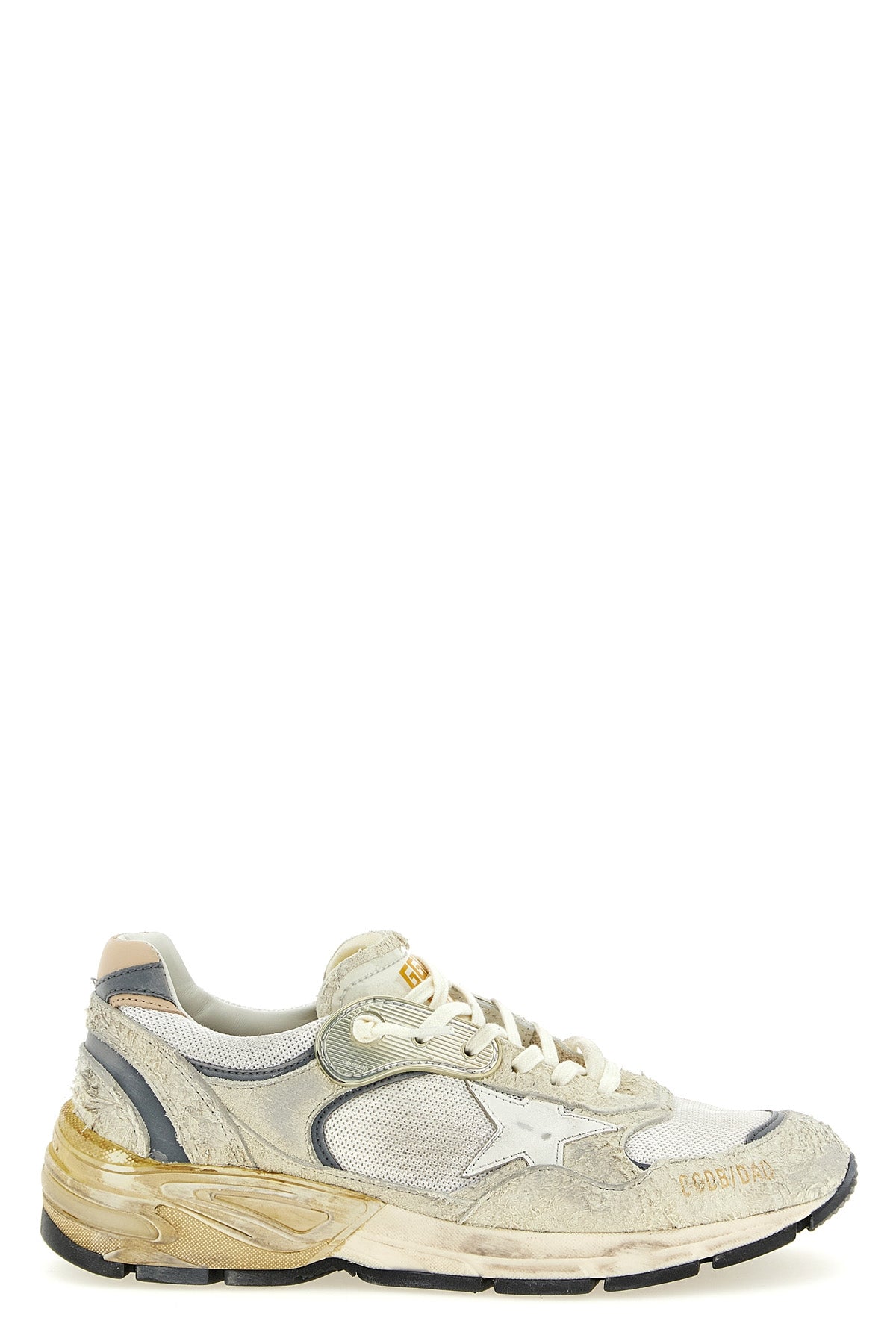 running dad new sneakers in mesh and suede fabric