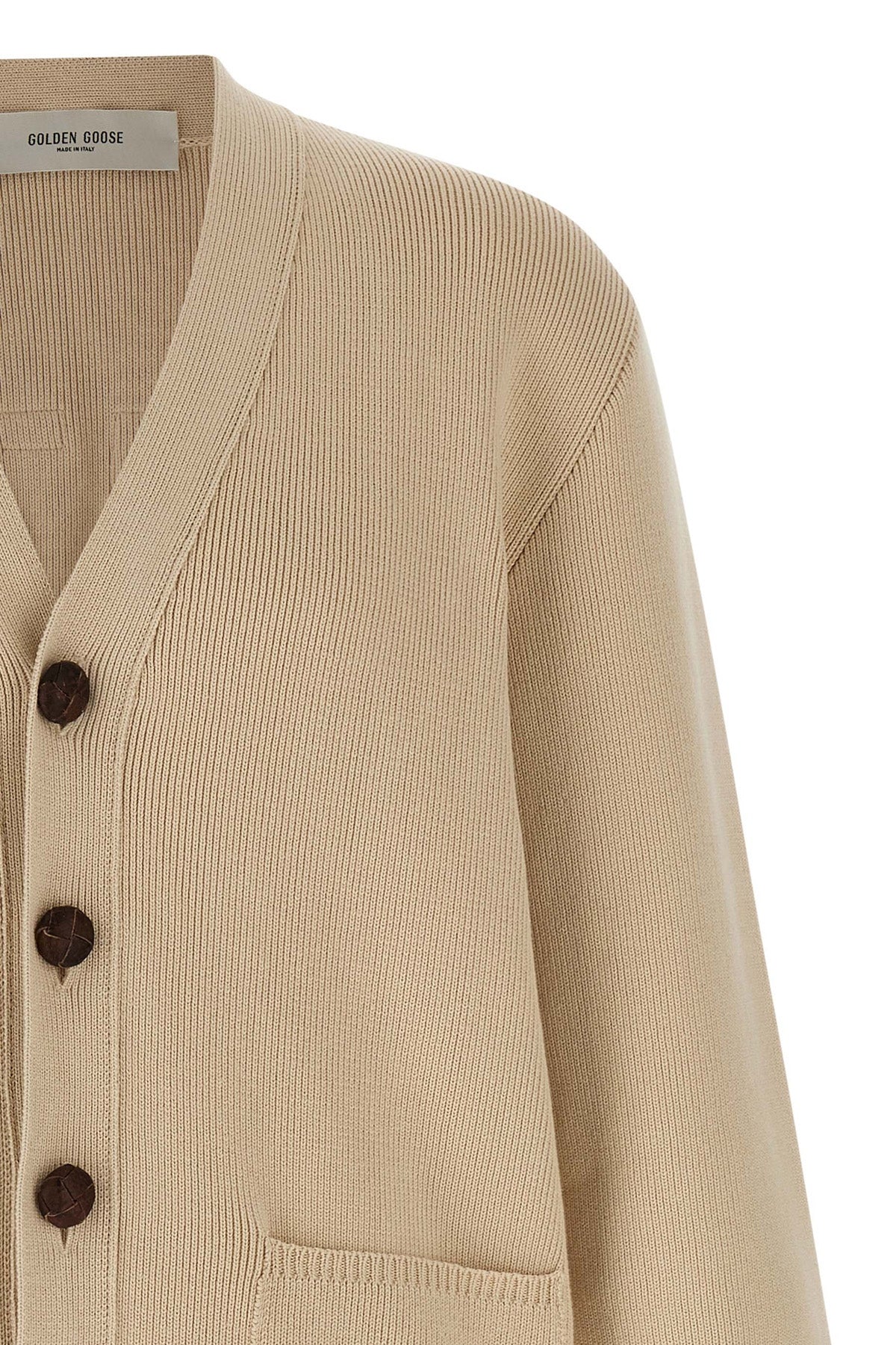 darryl knitted cotton cardigan