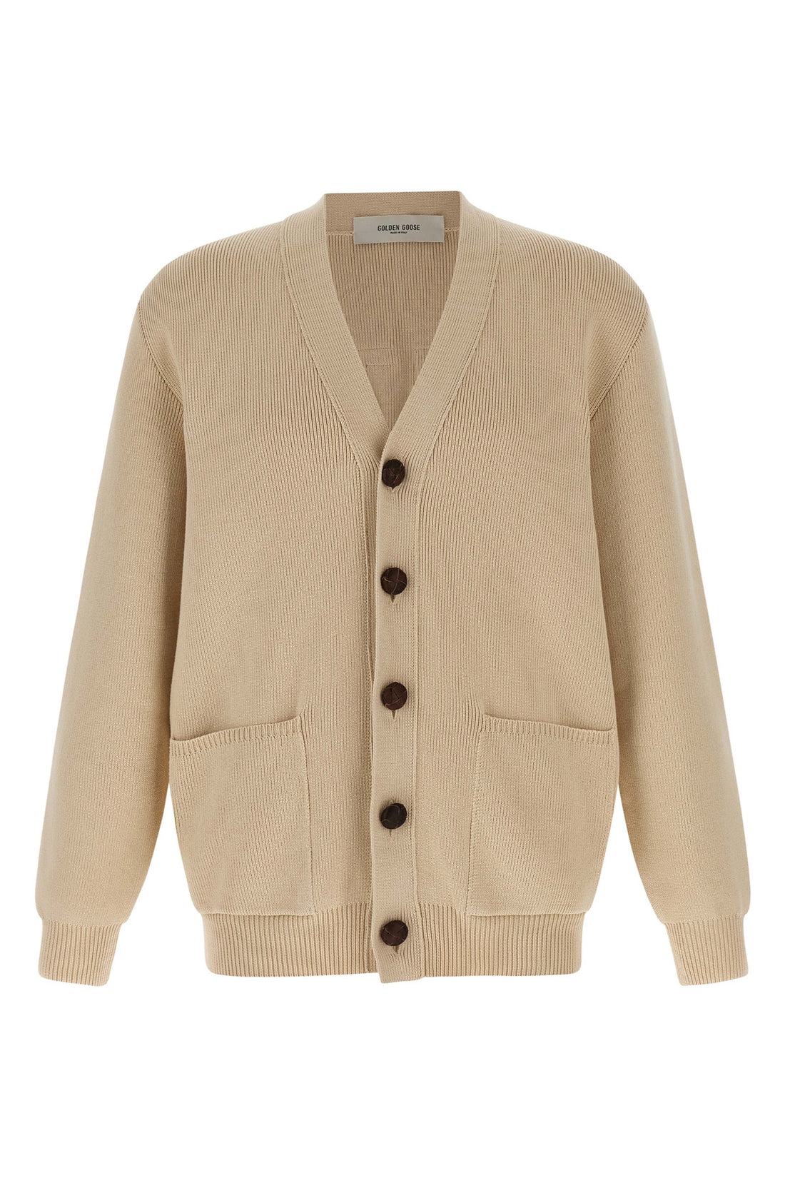 GOLDEN GOOSE L darryl knitted cotton cardigan