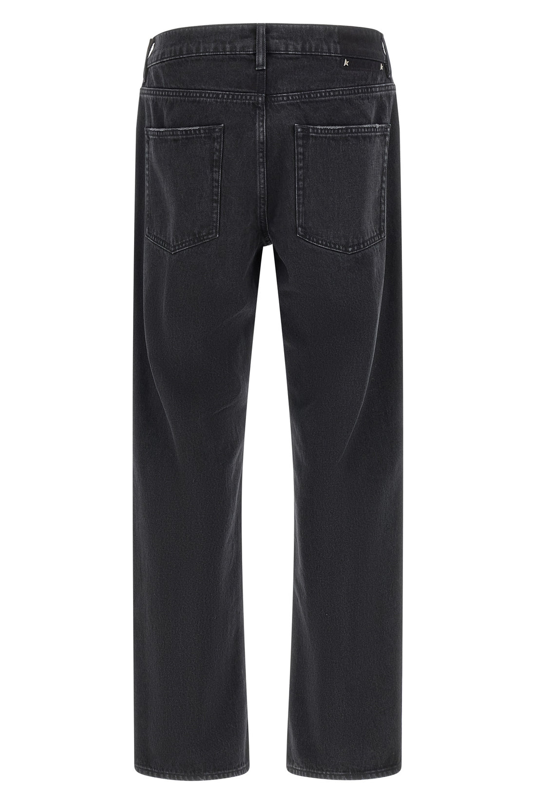 GOLDEN GOOSE 31 skate jeans in used-effect cotton denim