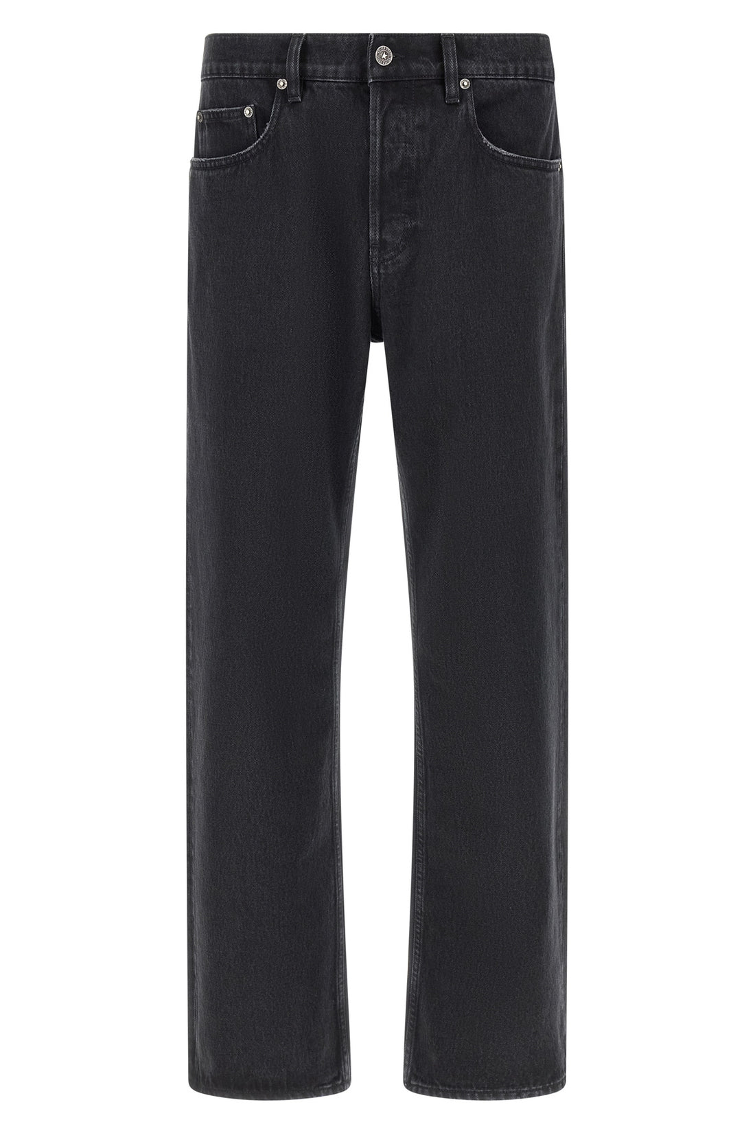 GOLDEN GOOSE 31 skate jeans in used-effect cotton denim