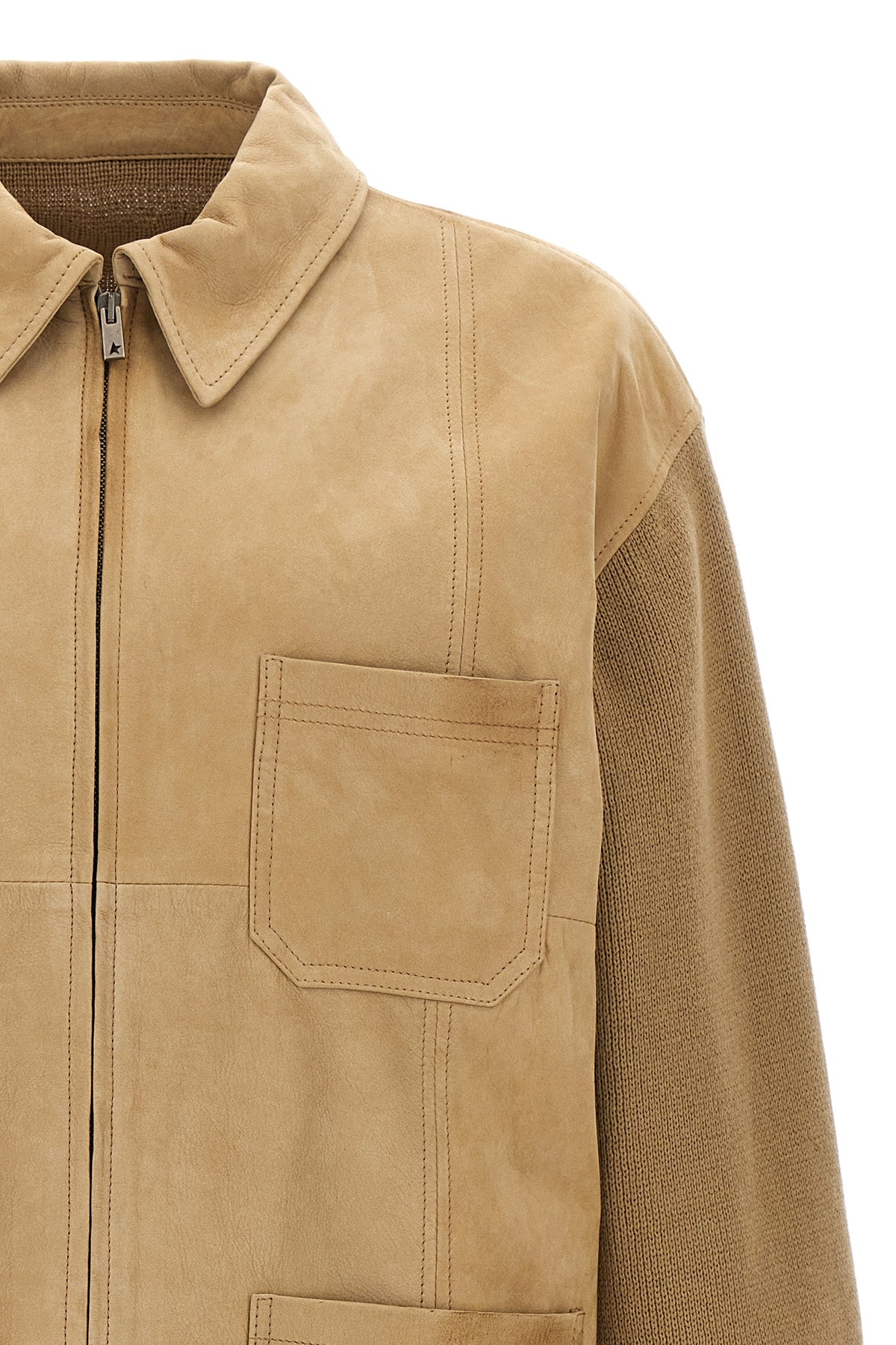neil wool blend knit jacket