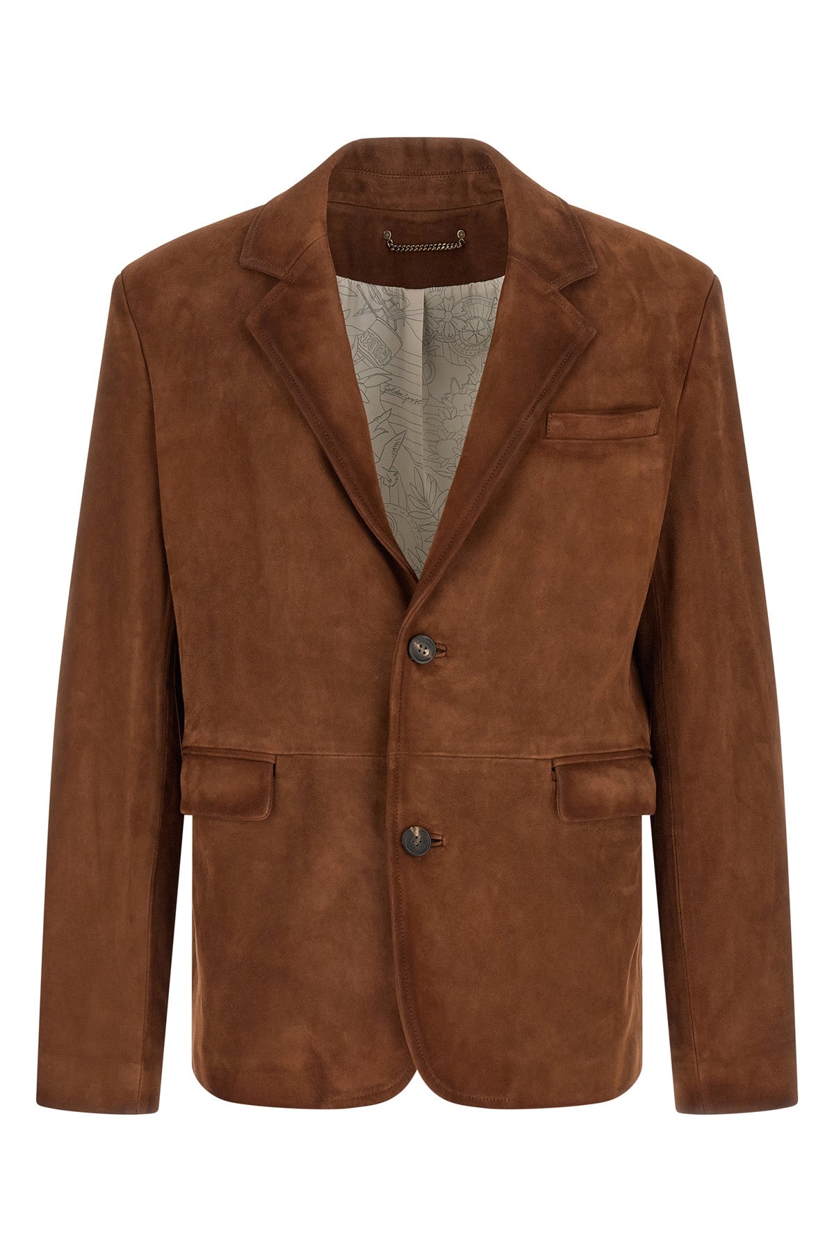 robyn waxed suede jacket