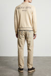 knitted cotton rindley polo shirt