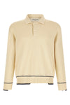 knitted cotton rindley polo shirt