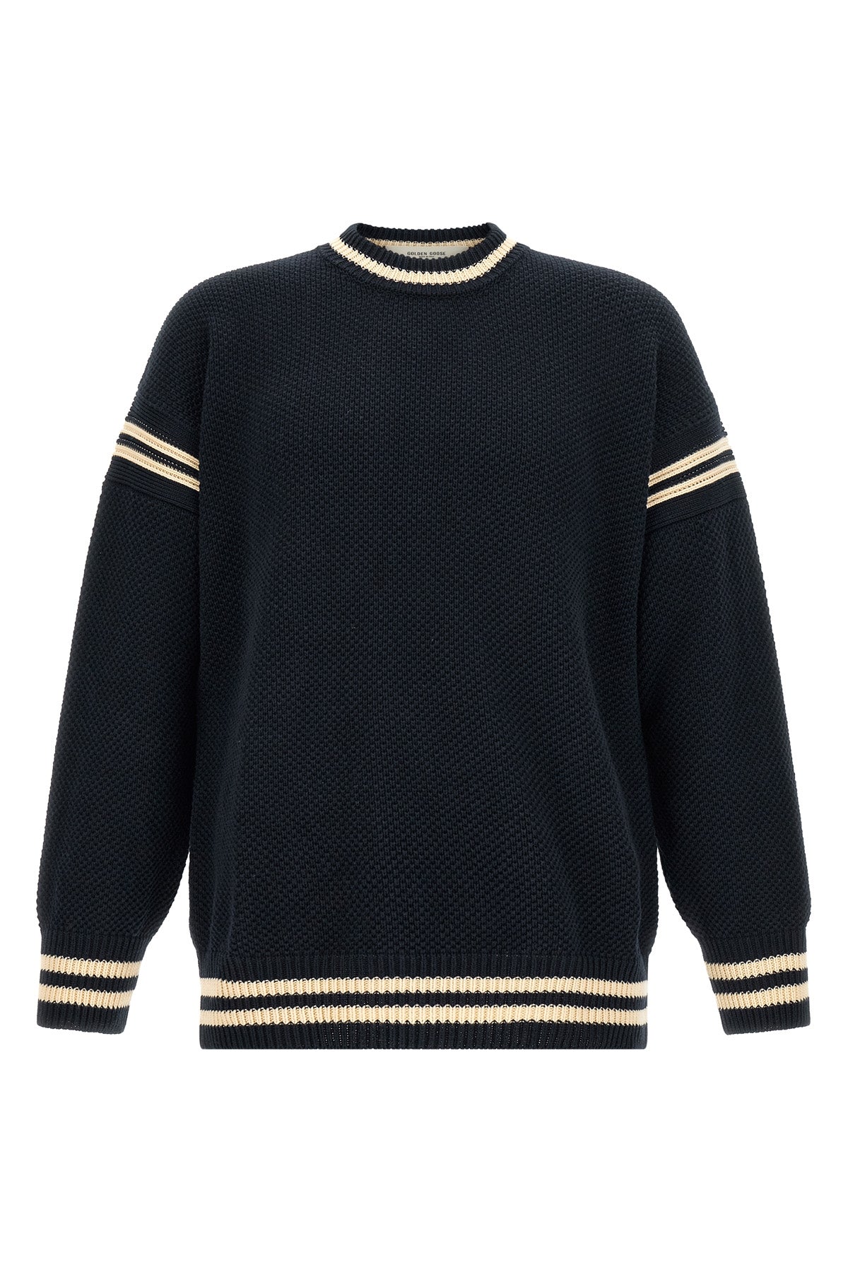 reynard waffle-stitch cotton sweater