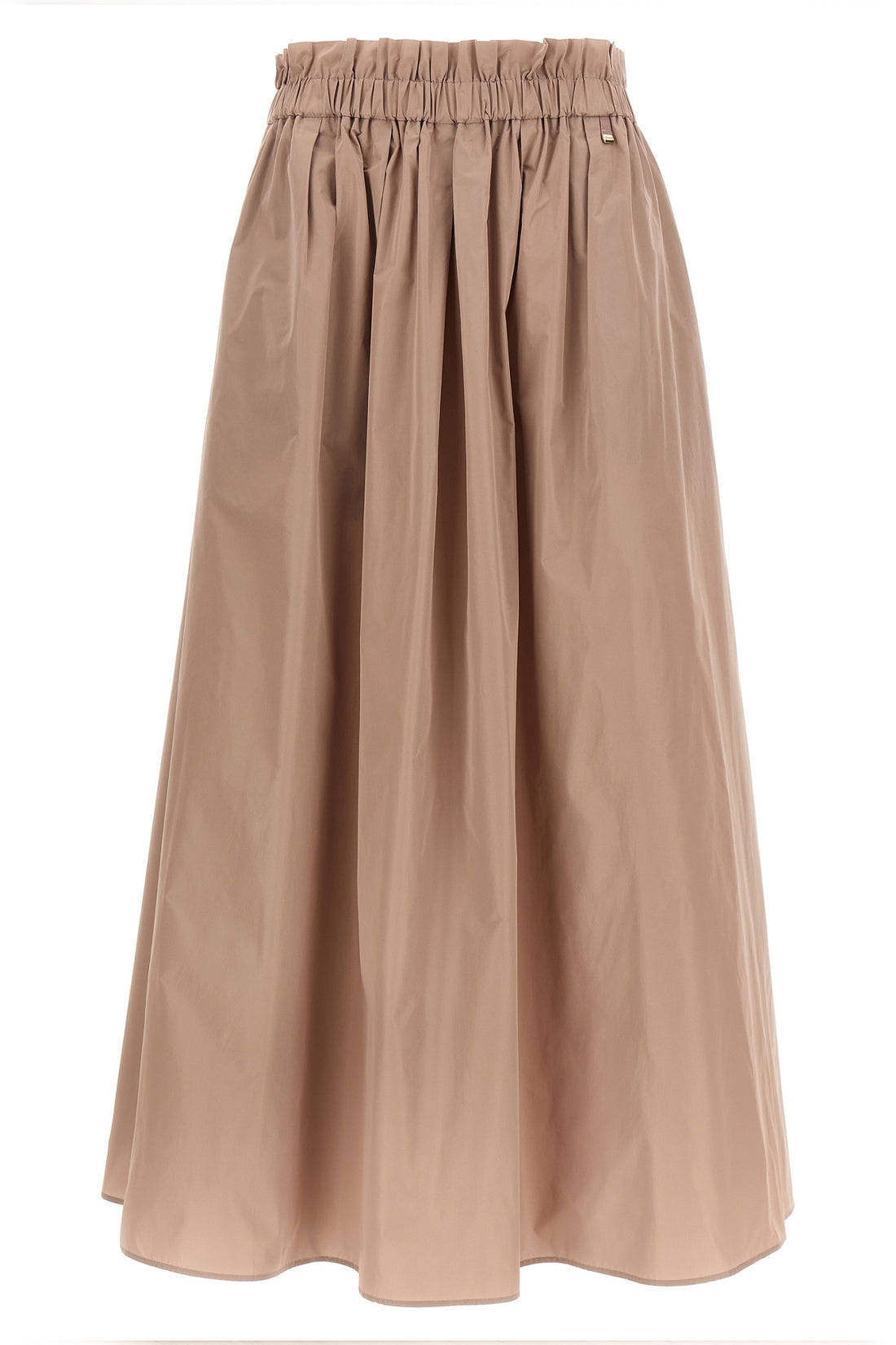 HERNO 38 midi skirt in new techno taffeta