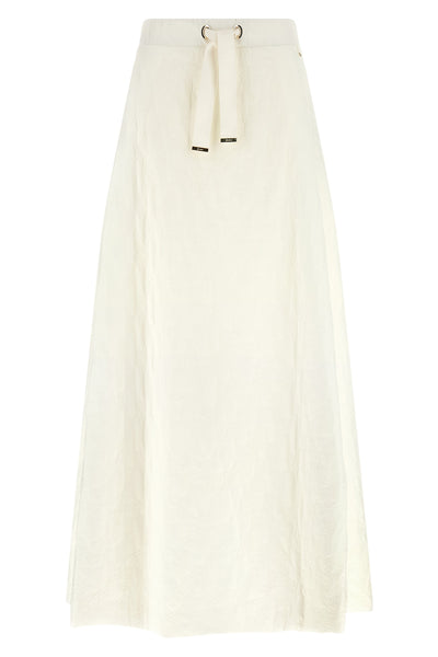 HERNO 40 the herno long skirt has a flared and voluminous silhouette