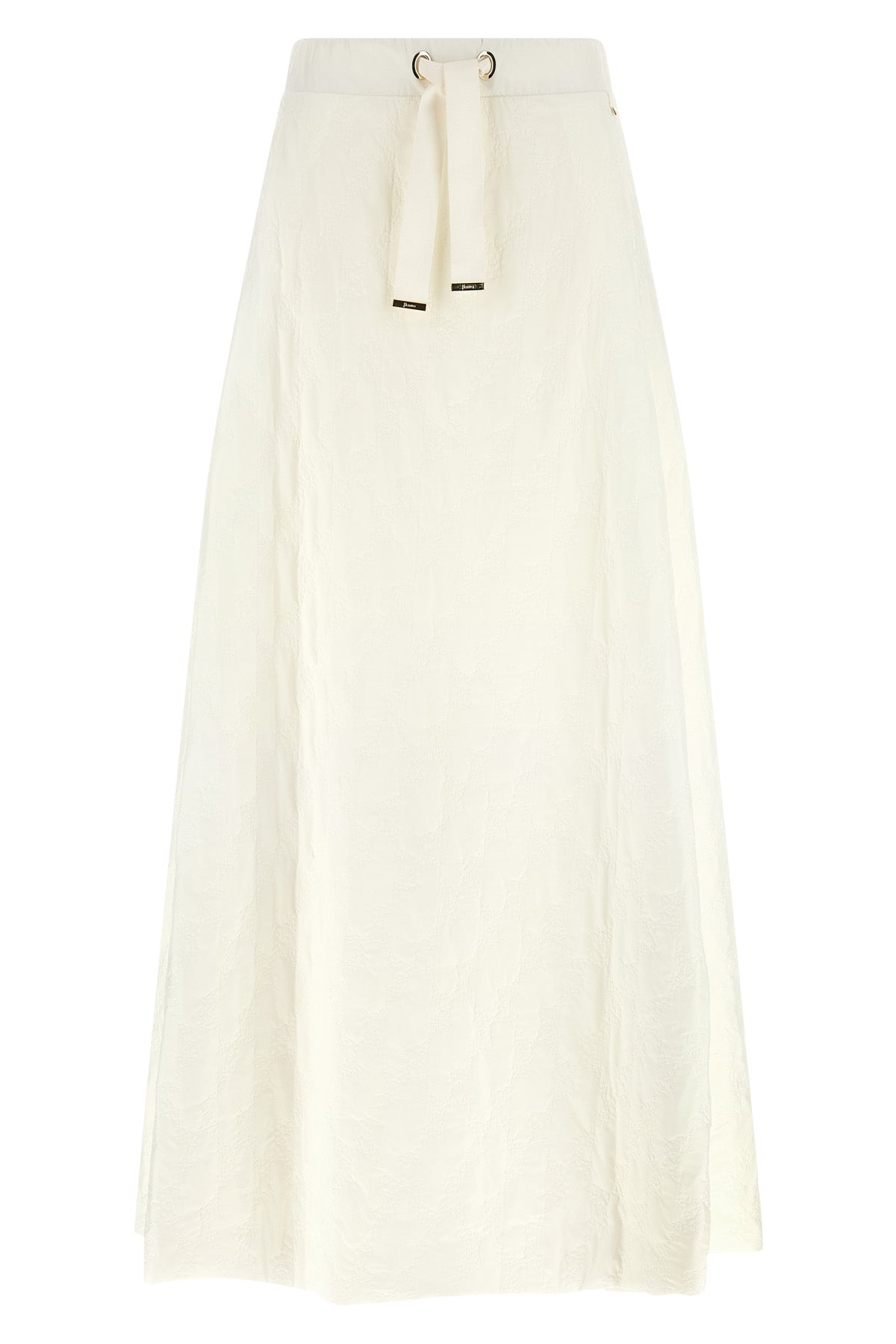 the herno long skirt has a flared and voluminous silhouette