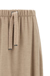 the herno midi skirt defines an essential aesthetic through an a-shaped silhouet