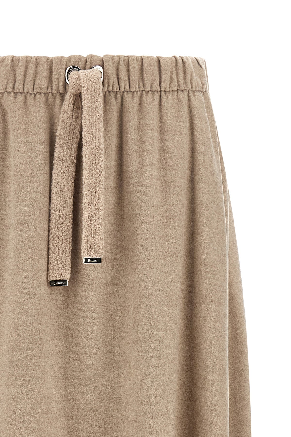 the herno midi skirt defines an essential aesthetic through an a-shaped silhouet