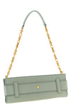 calf leather clutch bag