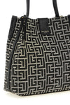 the balmain release bucket bag defines a structured silhouette through a compa