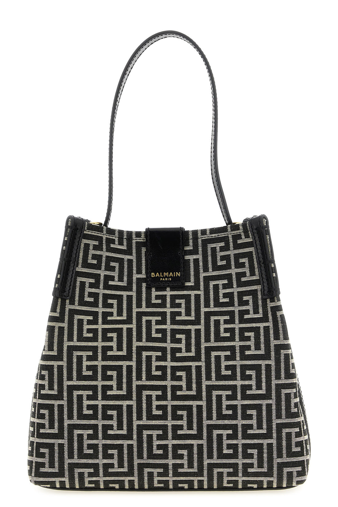 BALMAIN OS the balmain release bucket bag defines a structured silhouette through a compa