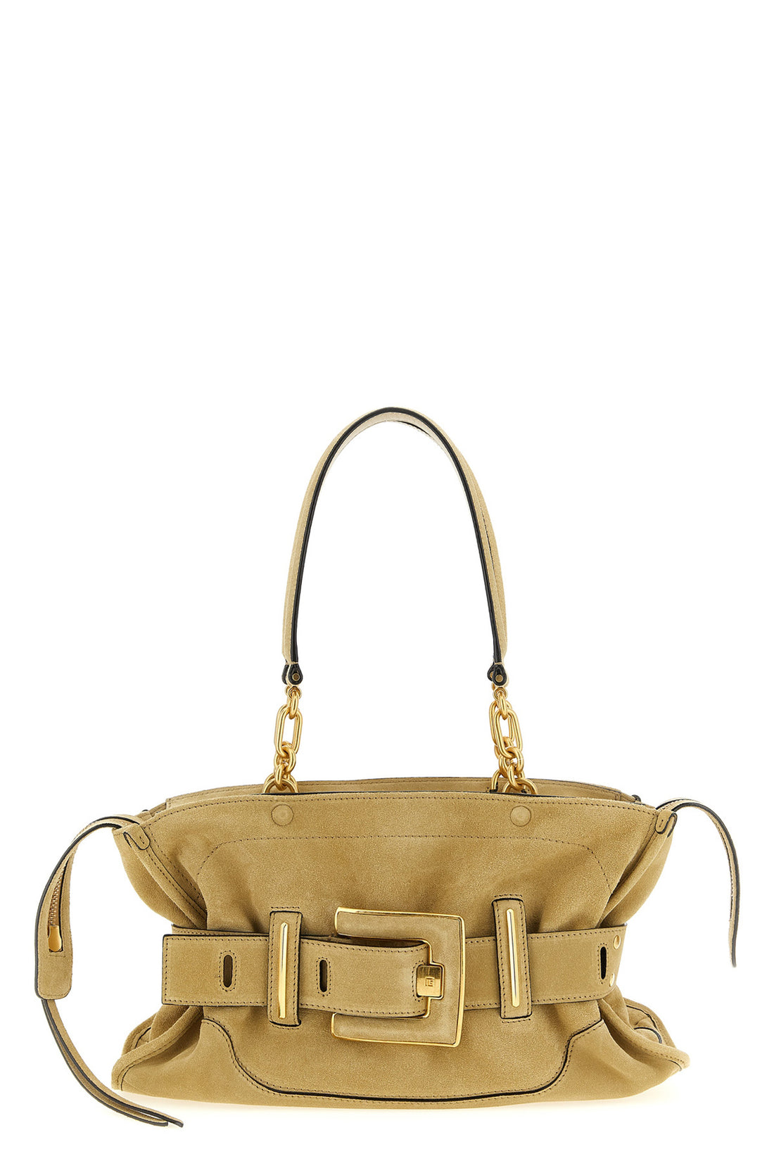 BALMAIN OS shoulder bag in deer leather