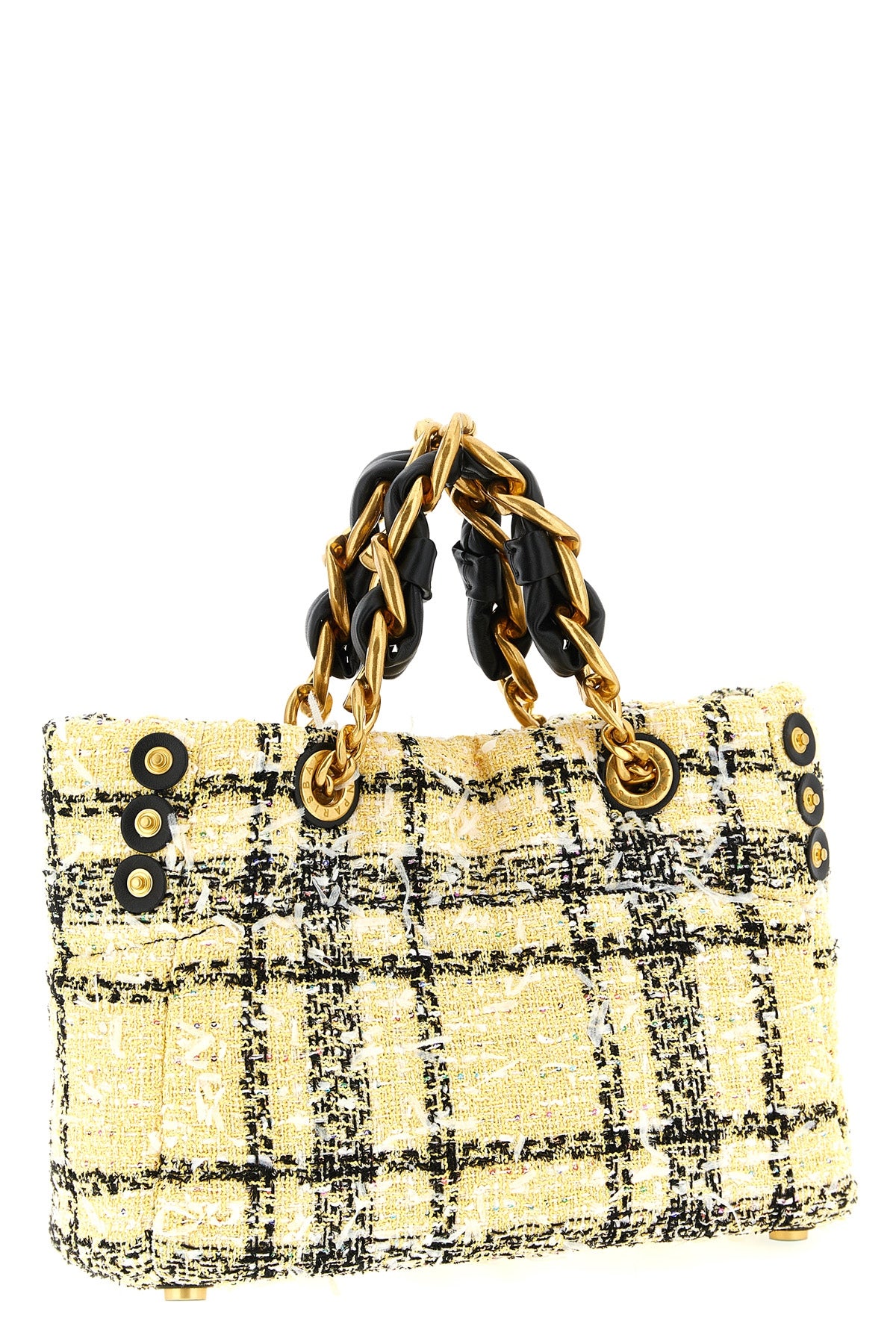 soft cabas small shopping bag in tweed