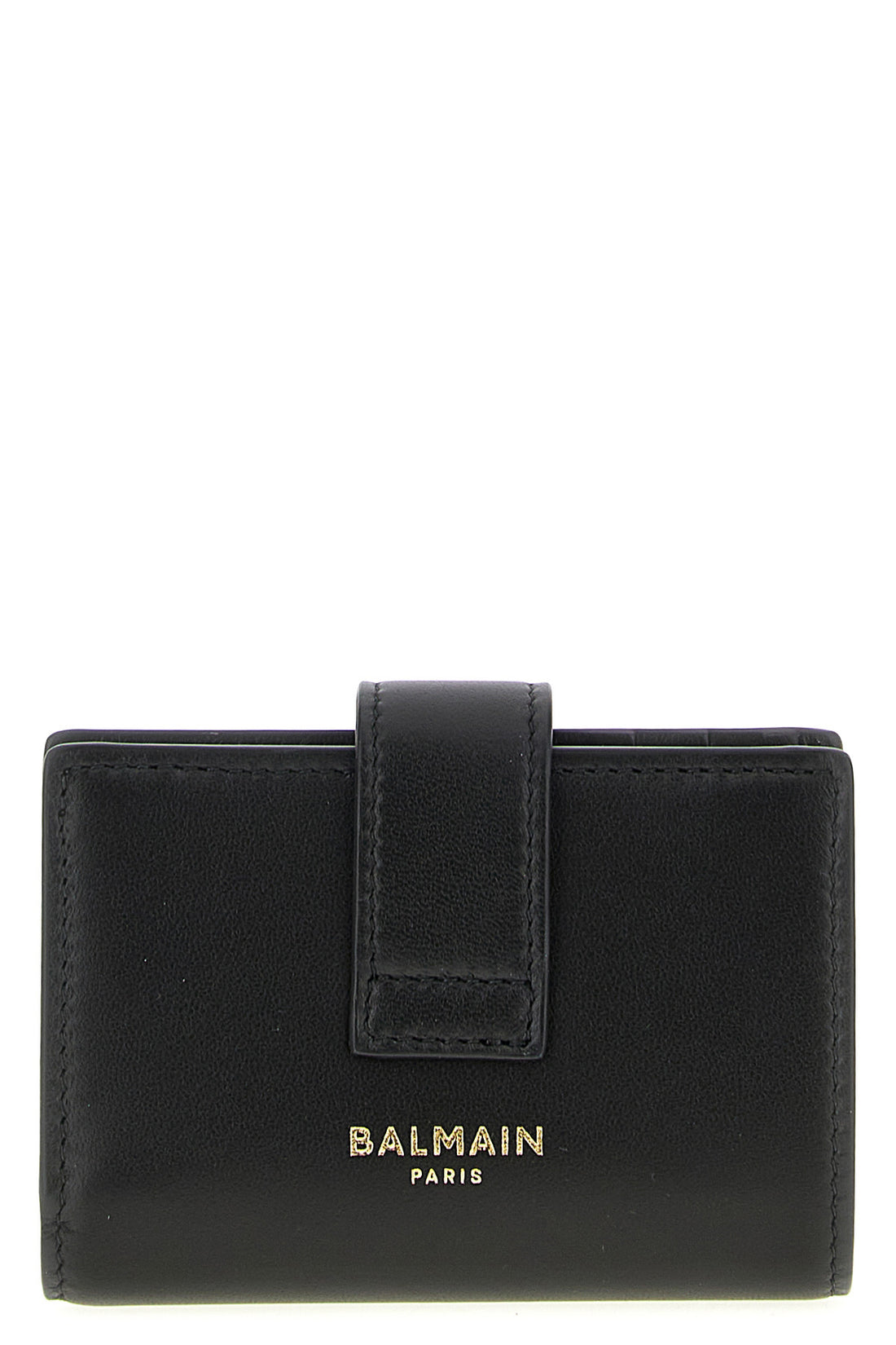 BALMAIN OS pulse calf leather wallet