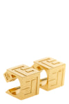 pb 3d antiqued brass earrings embossed in 3d