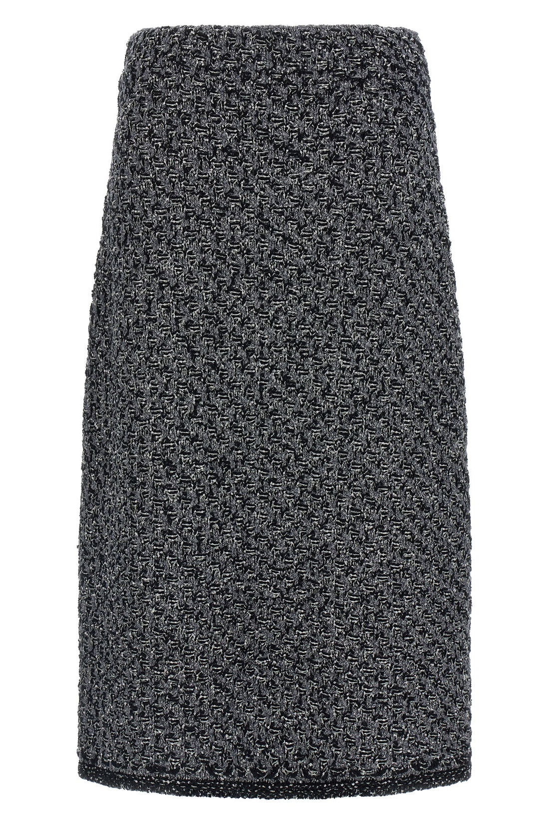 FABIANA FILIPPI 44 midi skirt in tweed denim effect