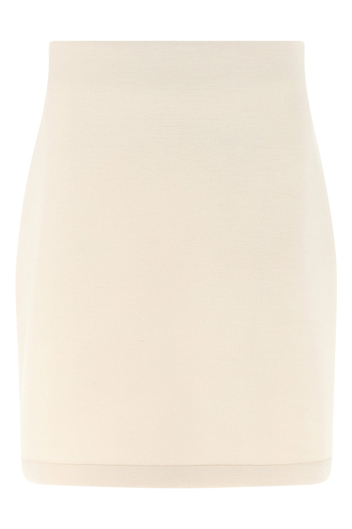 scuba cashmere mini skirt