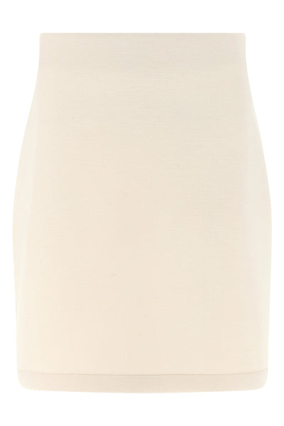 scuba cashmere mini skirt