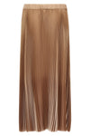 midi skirt in two-tone pleated fabric