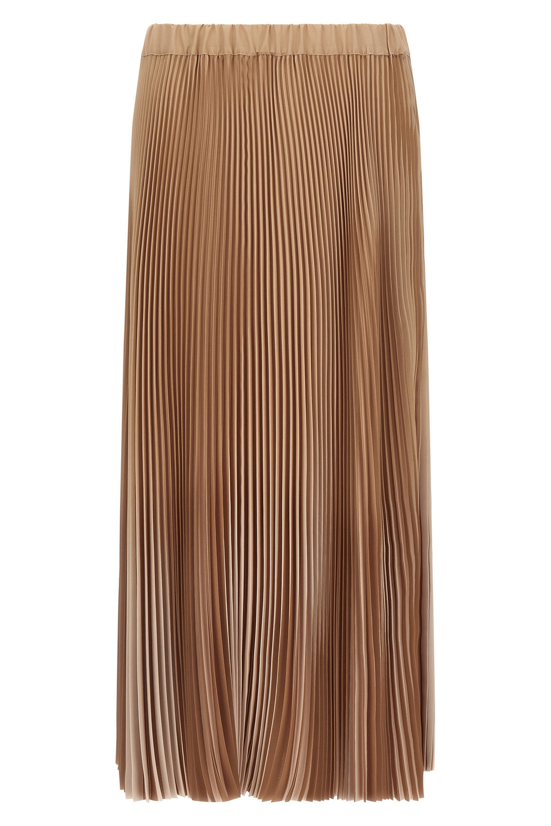 FABIANA FILIPPI 40 midi skirt in two-tone pleated fabric