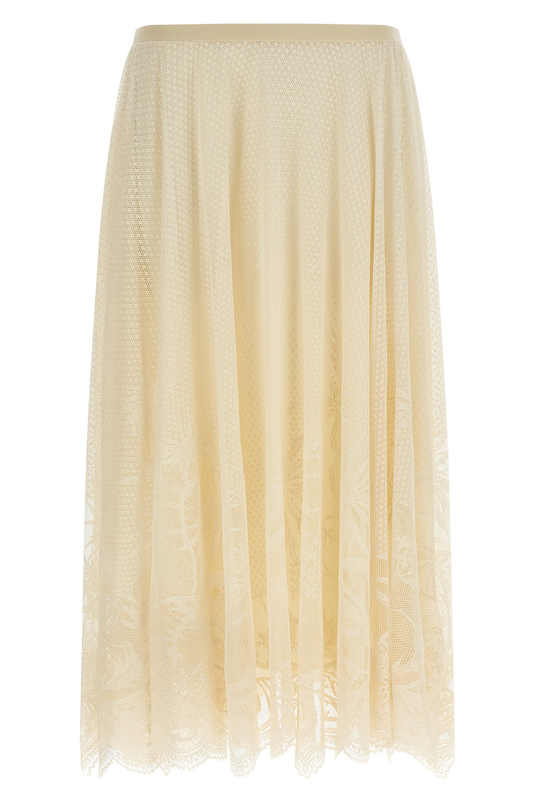 FABIANA FILIPPI 40 crocheted lace midi skirt