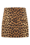federica bonifaci leopard mini skirt redefines the codes of animalier through