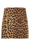 federica bonifaci leopard mini skirt redefines the codes of animalier through