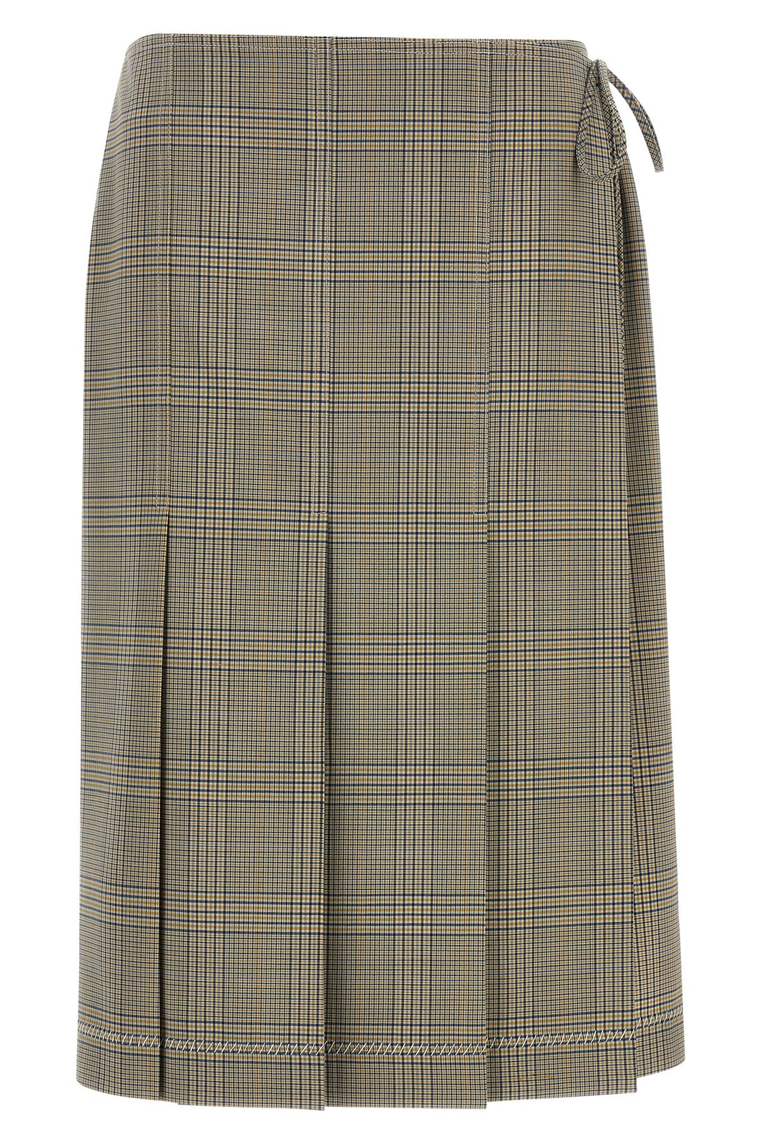 MARNI 38 principe di gallia clement wool blend skirt