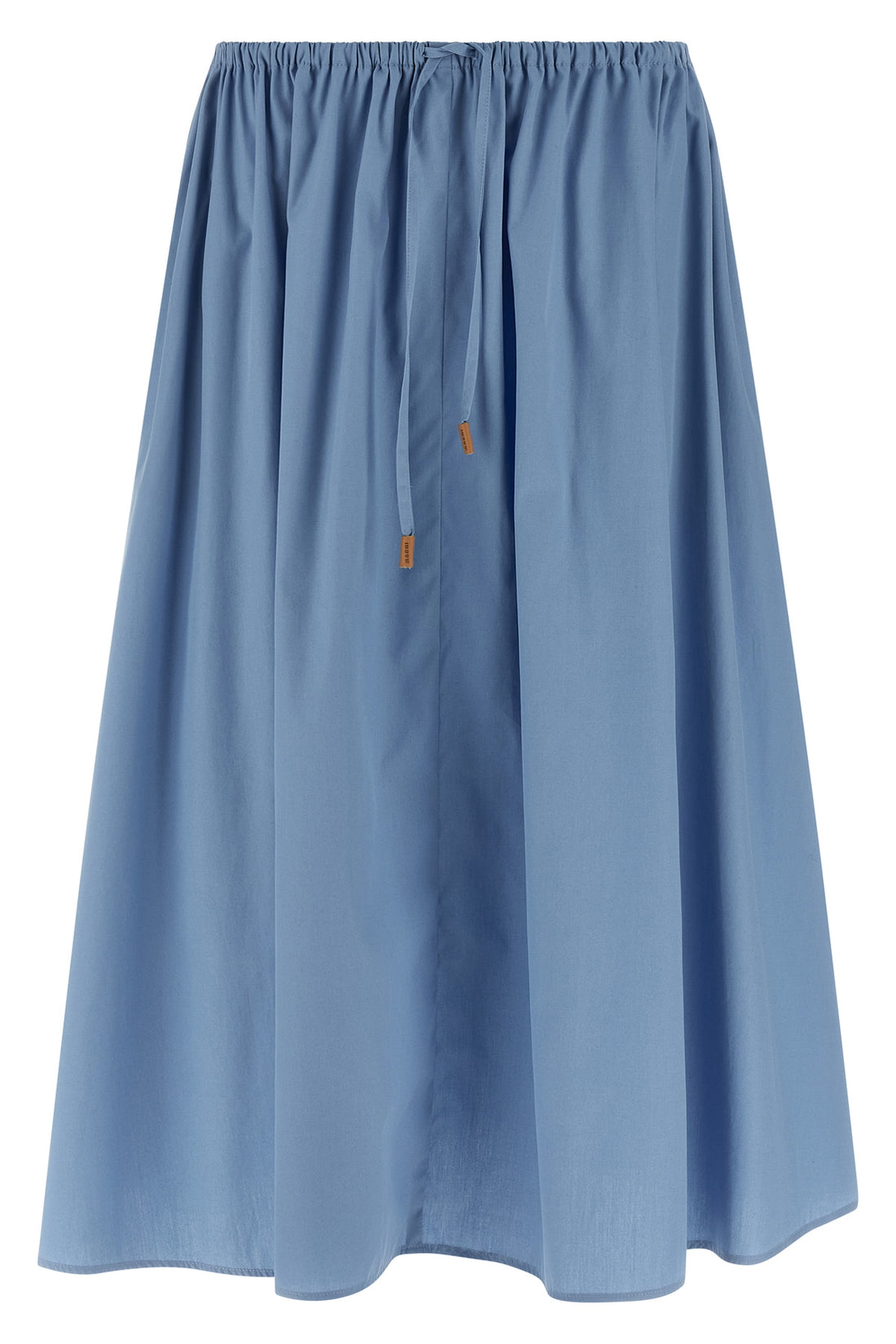 MARNI 42 midi skirt in slightly flared cotton poplin