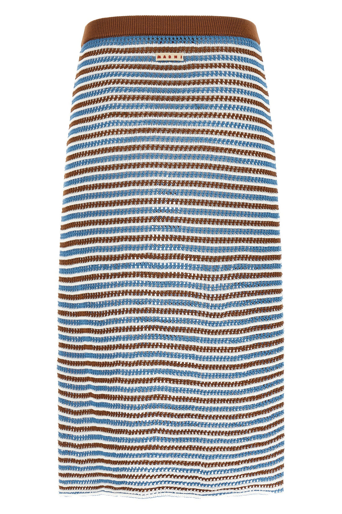 MARNI 38 midi skirt in openwork crochet yarn