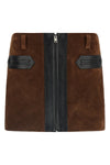 the marni miniskirt in fine suede redefines the codes of structured clothing thr