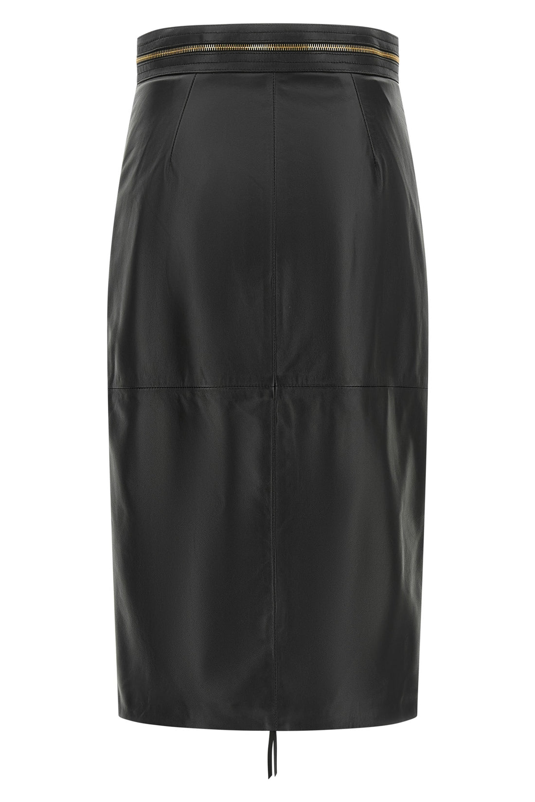 ELISABETTA FRANCHI 38 the elisabetta franchi midi skirt defines a rigorous pencil silhouette through a