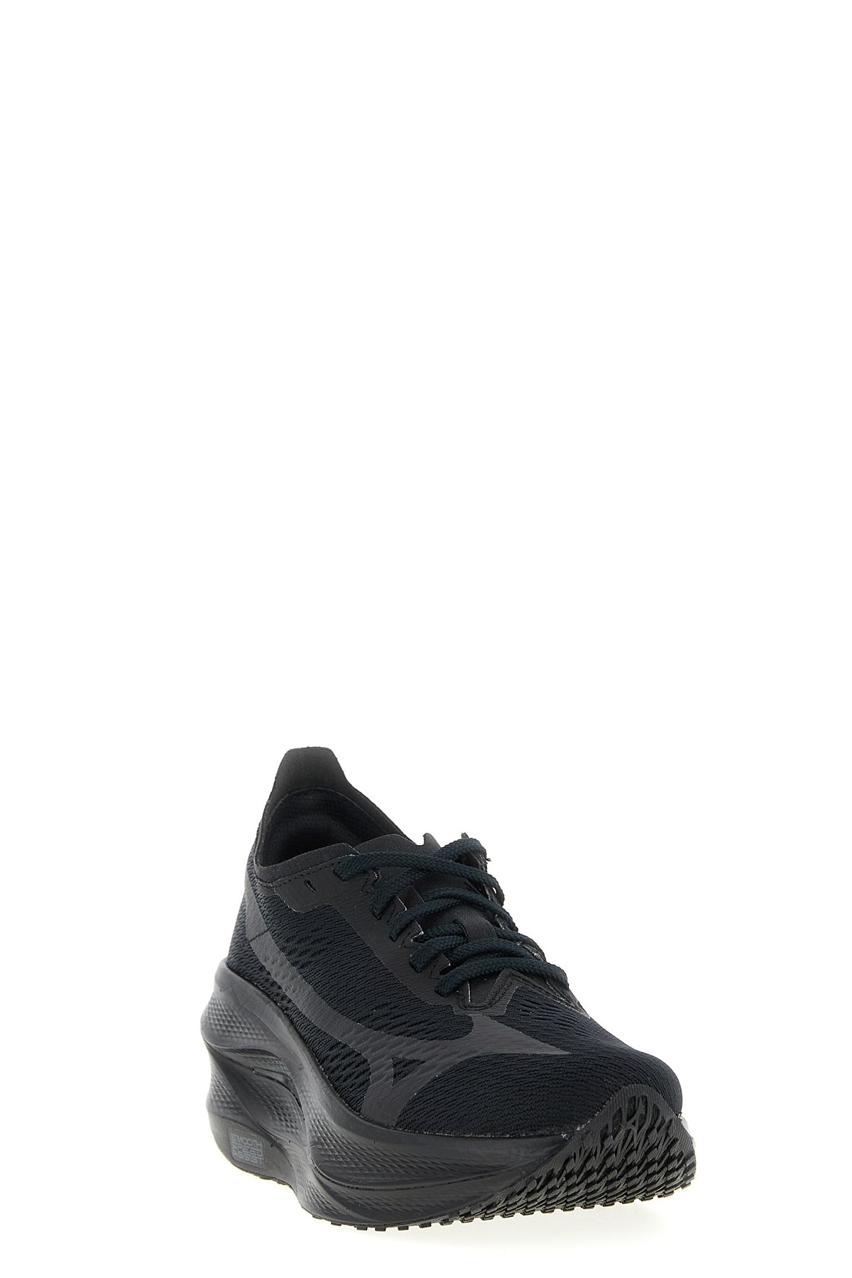 comme des garçons x mizuno wave rebellion pro 3 sneakers in openwork and breat