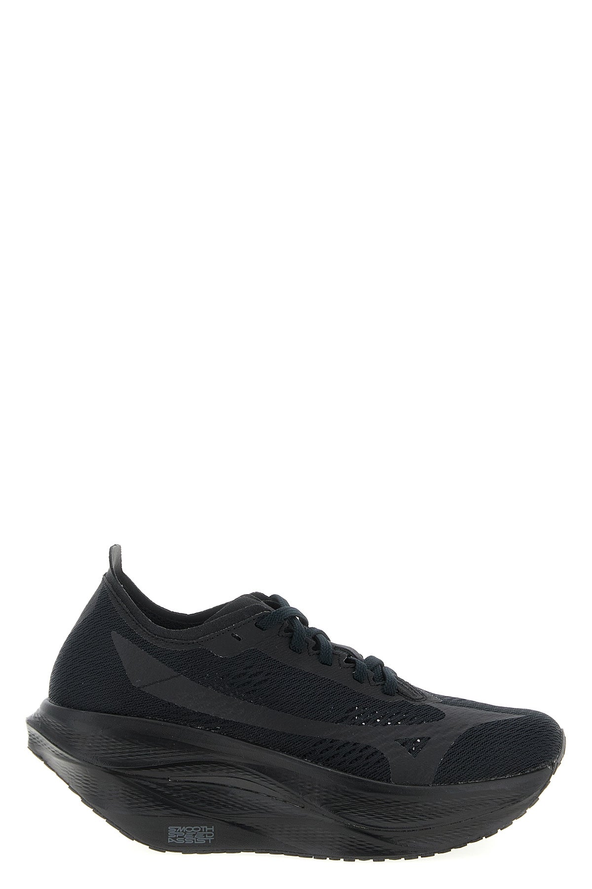 comme des garçons x mizuno wave rebellion pro 3 sneakers in openwork and breat