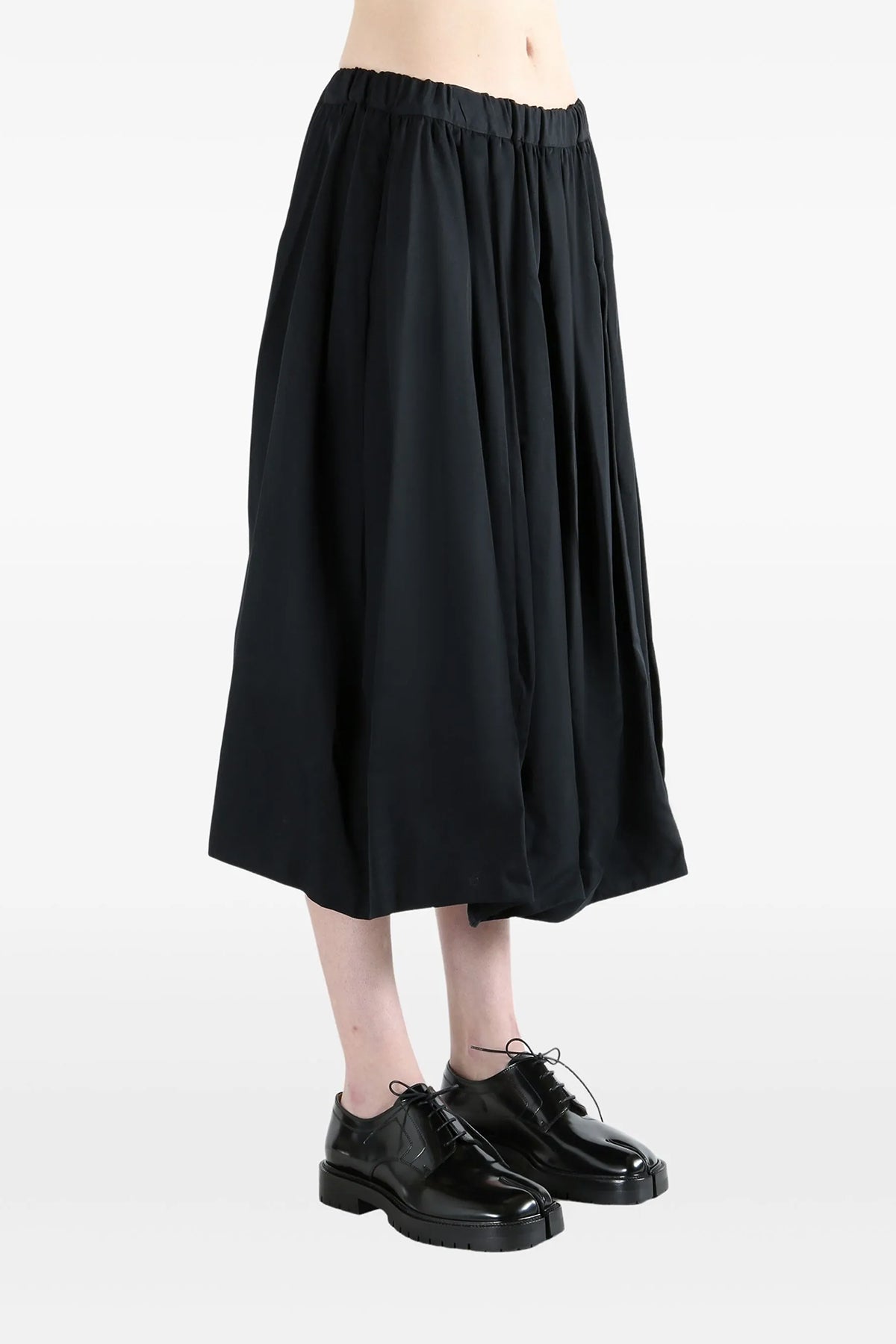 maxi wool skirt