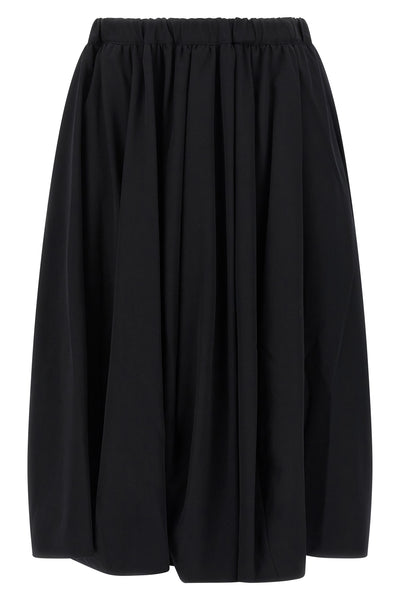 maxi wool skirt